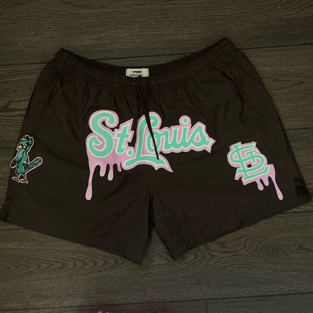 Brown St. Louis Graphic Women's Shorts